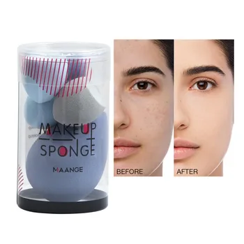 5pcs Makeup Sponge Set Cosmetic Puff For Concealer Foundation Powder Puff Water-drop Shape Puff Козметични Средства