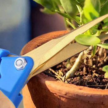 3-Pack Градинарство Ръчни Ножици за Подрязване Ножици Цвете Лист Машинка за подстригване с титанов щанга с Покритие Извити Прецизна Остриета