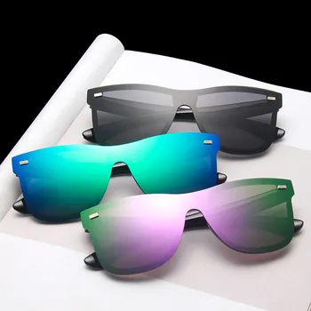Големи Слънчеви Очила Мъже, Жени Покритие Лещи Очила Мода 2020 Слънчеви Очила Марка Дизайнерски Нюанси На Стари Ретро Gafas De Sol