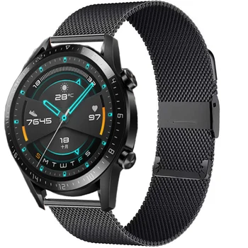 Миланската каишка за Samsung Galaxy watch 3 45 41 mm/Active 2 46мм/42 милиметра Gear S3 amazfit gts 20mm 22мм гривна Huawei GT2e band