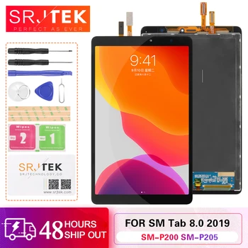 Дисплей За Samsung Tab A 8.0 2019 SM-P200 SM-P205 P200 P205 LCD Монитор, Сензорен Екран Дигитайзер, Монтаж на Замяна