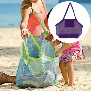 Детски Окото Чанти За Съхранение На Мида Beach Bag Детски Играчки Чанта За Съхранение На Пясък Crossbody Сгъваема Пазарска Чанта