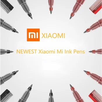 Оригиналът на Xiaomi Mi Мастило Химикалки Черен Голям капацитет Xiomi Mihome Гел Писалка Xaomi За Офис Студент Училище, Писане на Луксозни НОВИ 2021