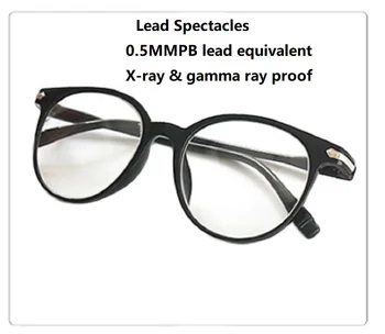 Истински защита от слънчеви лъчи оловни очила 0.5 mmpb оловен еквивалент на оловни очила доказателство от рентгенови и гама-лъчи
