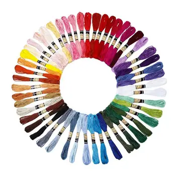 150 цвята цветна бродерия мини бродерия панделки комплект удар на иглата САМ подарък памучен конец потребителски бродерия