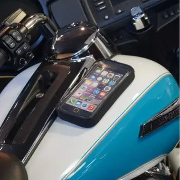 Магнитен Мотор Мобилен Чанта Водоустойчива Мотоциклет Танк Черен Телефон За