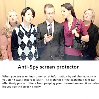 Пълно покритие на Private Screen Protector За iPhone X XS MAX XR Anti-spy Закалено Стъкло За iPhone 11 Pro Max 6 6s 7 8 Plus Privacy