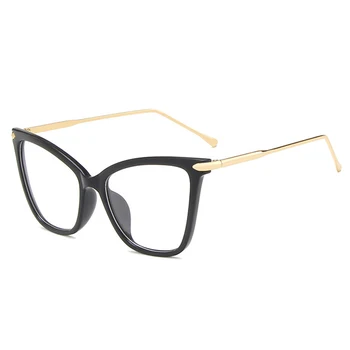 2021 Cat Eye Glasses Clear metal Frame eyeglasses Дамска Мода Прозрачните Компютърни Очила Реколта Оптичен steady останалите Ретро Gafas