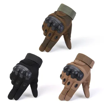 Multicam Тактически Ръкавици Без Хлъзгане Армейските Военни Мотори Еърсофт Motocycel Снимайте Paintball Work Gear Camo Full Finger Ръкавици Мъжки