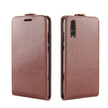 JFVNSUN За Huawei P20 / P20 pro Case Top quality Leather Silicone Vertical Flip Case for Huawei P20 pro Cover Phone Bag Fundas