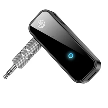 C28 Bluetooth Приемник 5.0 aptX LL 3.5 мм AUX Jack Аудио Безжичен Адаптер за Автомобил PC Слушалки с Микрофон 3.5 Bluetooth 5.0 Рецептор