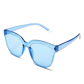 Нов прием на Модерни Слънчеви очила, Дамски Реколта PC cat eye Mirror Classic Vintage Sun Glasses Female Oculos De Sol Feminino UV400