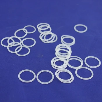 Полагане на печати колцеобразного уплътняване на силиций качеството на храната CS 3 мм OD 10-58mm бяла гумена