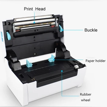 Термален Принтер на баркод етикети с държач на етикети - е Съвместим с Amazon Ebay, Etsy Shopify 4X6 Доставка Sticker Printer