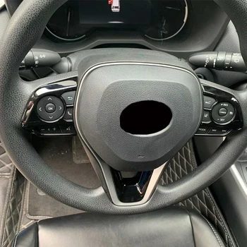 За Toyota RAV4 Corolla 2019 2020 Бутон на Волана Лепенка Декоративна Рамка Бутон Пайети