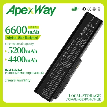 Apexway 6600 mah Нова Батерия За лаптоп Asus N61J N61Jq N61V N61Vg N61Ja N61JV N53 M50 M50s N53S A32-M50 A32-N61 A32-X64 A33-M50