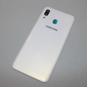 Оригинален Samsung A30 Пластмасов Заден Корпус Капак На Отделението За Батерията На Galaxy A30 A30 Ремонт На Задната Врата, Замяната На Части С Обектива На Камерата