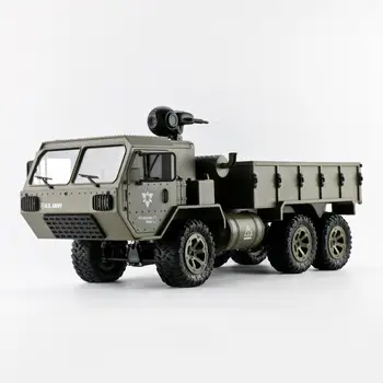 Fayee FY004A 1/16 2.4 G 6WD RC Камион Proportional Machine on Control US Army Military Truck RTR Model with Camera Toys For Boy