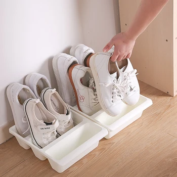 А Обувките Скоростна Творчески Вертикална Кутия За Съхранение На Обувки Пластмасов Органайзер Прахоустойчив Притежателя На Обувки За Дома Притежателите На Обувки Багажник Организаторите На Нова