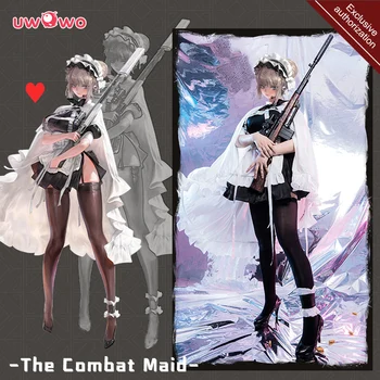 Combat Maid Cosplay Exclusive Authorization Uwowo x AGOTO: ♥ Сърце Costume Престилка