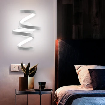 Закрит Спалня Нощни Украса Осветление Модерен LED монтиран на стената Лампа, Нощни Преминаване Осветление Всекидневна Декор Изкуство Лампи