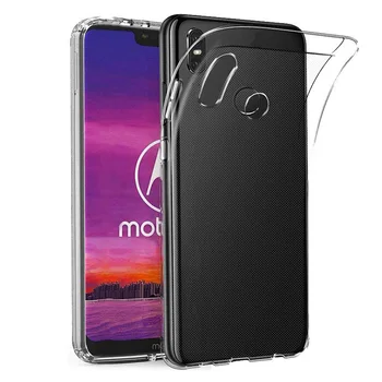 Прозрачен калъф за мобилен телефон Motorola Moto P30 Play Note делото Кристал Прозрачен Мек TPU Moto One Power P30Play P30Note 2018 Gel