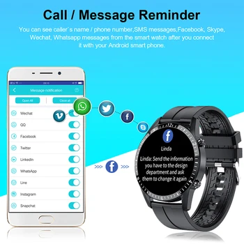 Часовници Телефон Пълен Сензорен Екран Спорт Фитнес Часовник е Водоустойчив Bluetooth Връзка За Android и ios smartwatch Мъжете