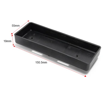 YEAHRUN Black Plastic Battery Box Скоба Тава Калъф Притежателя Кутия За Съхранение на 1/10 Axial SCX10 RC CAR Accessories