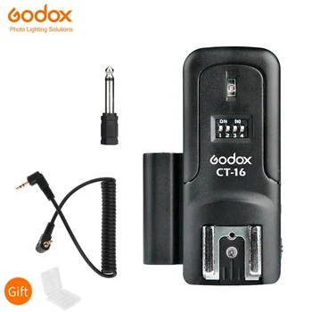 Godox CT-16 16 Godox CTR-16 Канала, Безжична Светкавица-приемник за Canon, Nikon, Pentax Studio Flash Speedlite (Без предавател)