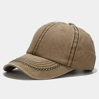 празна промытая бейзболна шапка на хип-хоп спорт на открито плътен памук мъжки татко шапка ежедневни мъжки възстановяване на предишното положение hat kpop cap bone dropshipping
