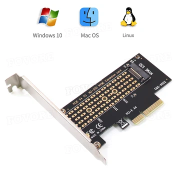 PCIe M2 до M. 2 Адаптер NVMe M Ключ 2230 2242 2260 2280 SSD, PCI-e 3.0 Конвертор Карти Поддържа PCI Express X4 X8 X16