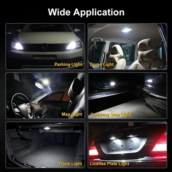 BMTxms T10 W5W 194 168 Led 3030 1SMD Клиновые Лампа Auto Dome Reading Light Car Parking Sidemarker Sidelight License Plate Lamp