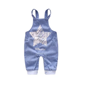 Baby Girl Clothes Sets for Toddle Boys Blue Върховете+Гащеризон Екипировки Сладки Новородени Summe Костюми Испански Детски Гащеризон Облекло