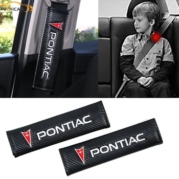 VEHICAR 2PCS Car Seat Belt Възглавничките Carbonfiber Vehicle Safety Belt Cover Any Car Logo Avalible САМ Cars Decor Free Size