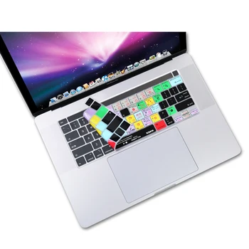XSKN Final Cut Pro X Keyboard Shortcuts Skin Cover за Новия MacBook Pro 13 инча сензорен панел A2338 M1 A2251 A2289 АМЕРИКАНСКАТА Версия