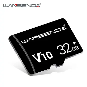 Гореща карта памет WANSENDA 128GB 64GB V10 TF Card 8GB 16GB 32GB Flash Memory Card за смартфон