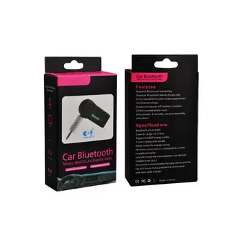 Гореща продажба Безжична Bluetooth 4.0 Приемник Предавател Адаптер 3,5 мм Жак За Автомобила си Музика и Аудио Aux Слушалки Приемник Хендсфри