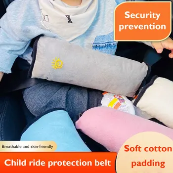 Универсална Възглавница за Колан на автомобила Автомобилни Аксесоари Възглавница За Колан Дишаща Плюшен Възглавница за Колан за Безопасност за Деца