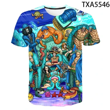 One Piece 2020 New 3D T shirt Men Women Children Casual Streetwear Boy Girl Kids Printed T-shirt Fashion Summer Cool Върховете Tee