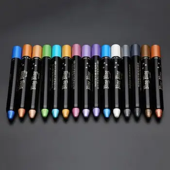 15 Цвята Перлен Блясък Сенки За очи Стик Pearl Eye Shadow Pen Lying Копринени Pen Богат Избор от Цветове, Нежна Текстура TSLM2
