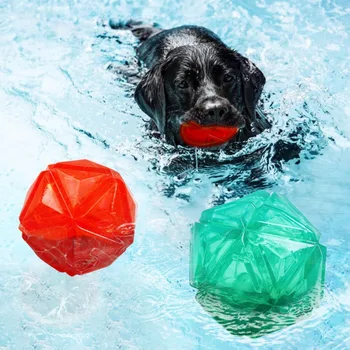 Блестящи Разтеглив Играчки За домашни Животни Плаващи Укусоустойчивые Почистване на Зъбите Топка за Кучета Perro Пет Смешни Interactive Ivan Toy Dog Supplies
