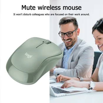 Logitech M221 Silent Office Wireless Mouse 3 Бутона Компютърна Мишка Мишка с USB приемник, лаптоп, Настолен КОМПЮТЪР