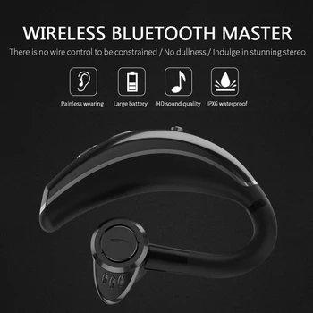 В една Безжична Bluetooth Слушалка С Микрофон Стерео намаляване на шума, тапи за уши IPX6 Водоустойчив КСО Чип Бизнес Спортни Слушалки