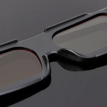 OOTDTY 3D Glasses Dual Color Frame Околовръстен Polarized Passive 3D Stereo Glasses For Real D 3D TV Cinema