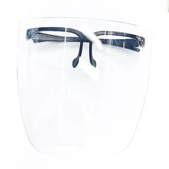 1бр Мода Големи Лещи на Очила Прозрачна Защитна Маска на Лицето Щит Против Маслен Скок Кухненски Специални Инструменти