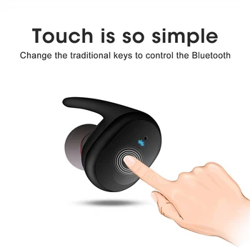 Сензорно Управление Безжични слушалки Слушалки TWS Bluetooth 5.0 Слушалки за игри на Слушалки Втулки За Huawei iPhone Samsung С Кутия