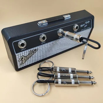 Fender Blues Guitar Key Storage Key jack holder Rack 2.0 Electric Key Rack Vintage Amplifier Key Ring Vintage Guitar Holder