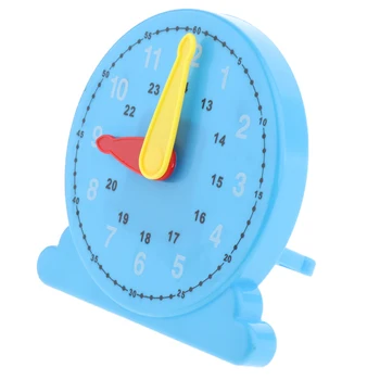 Children Teaching Clock Educational Learning Time & Number Пъзели - Детски, Училищни Класни Аксесоари За Учители
