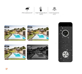 Joytimer видео домофон домашен монитор домофонна камера, WiFi интелигентен звънец 7
