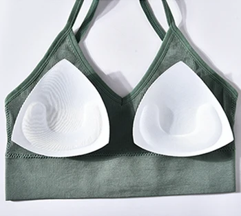 ATHVOTAR Безшевни Жена едно Парче Безжичен Сутиен Мека Основен Сутиен Bralette Top Sexy Soft All Match Underwear